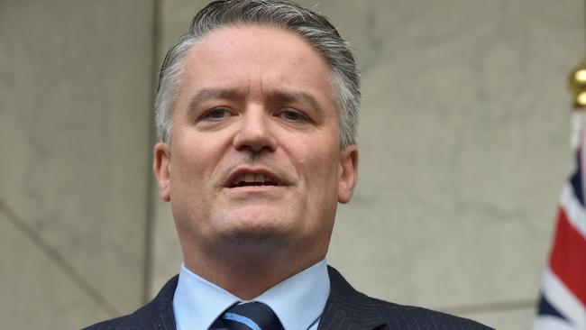 Former Finance Minister Mathias Cormann. Picture: AFP