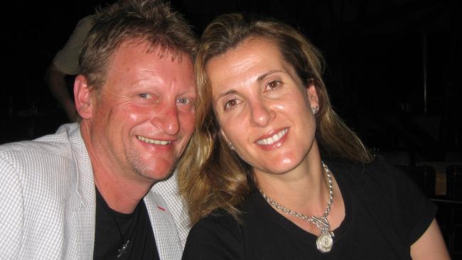 Kathy Jackson with her former husband, Jeff, with whom she went on holidays by using union credit cards.