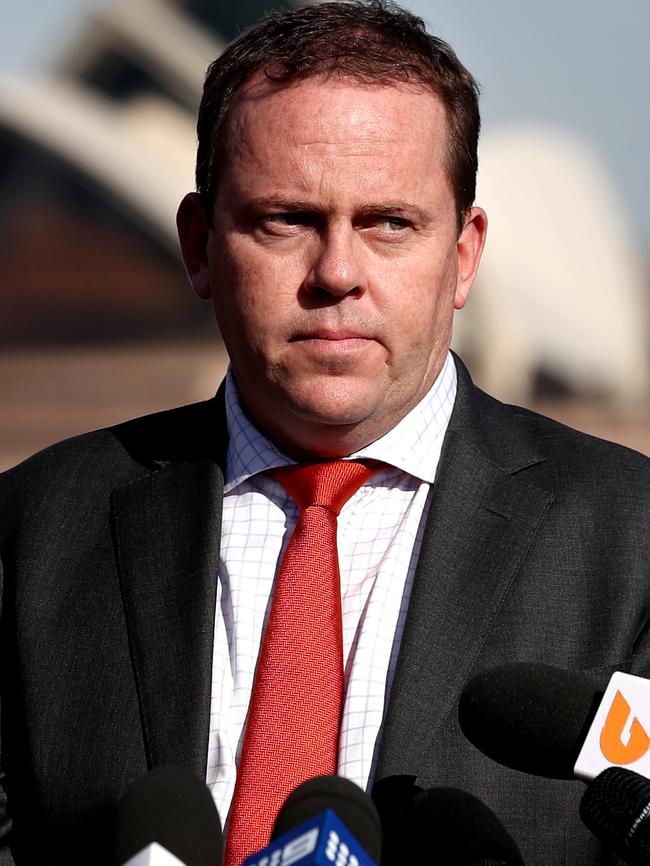 GWS Giants CEO David Matthews has had enough. Pic: Gregg Porteous