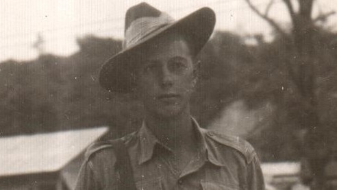 Mr Blackbourn was injured when dealing with depth charges on Bougainville Island.