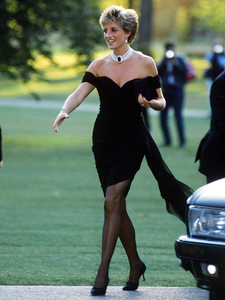 Diana’s iconic revenge dress. Picture: Jayne Fincher/Getty Images