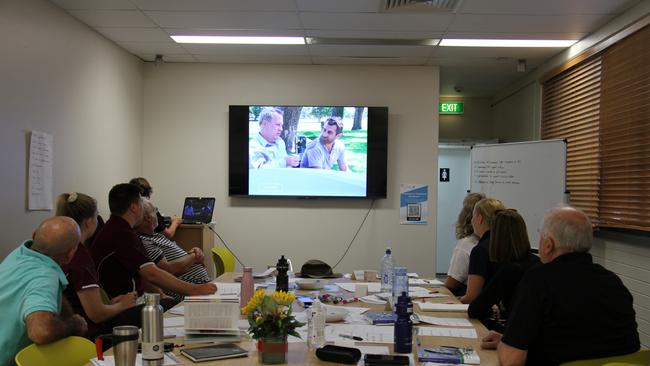 Clients doing a Mental Health First Aid Training course at Gladstone Mindcare. Picture: Rodney Stevens