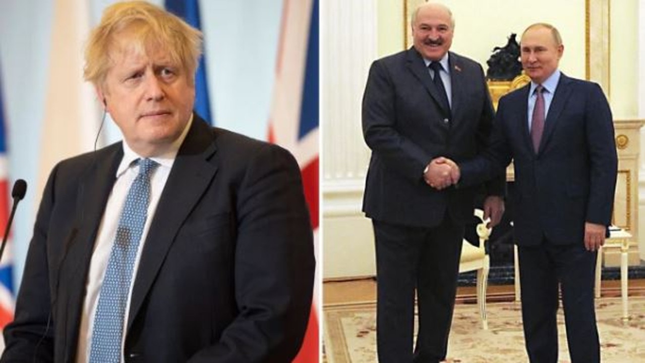 Boris Johnson Russia Vladimir Putin War Ukraine | Daily Telegraph