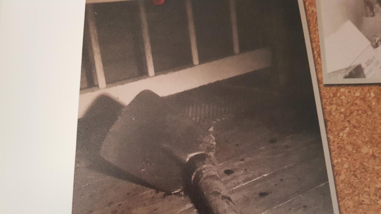 One of the garden tools used in the Lamb killings at Wolvi in February, 1977. Picture: Contributed.