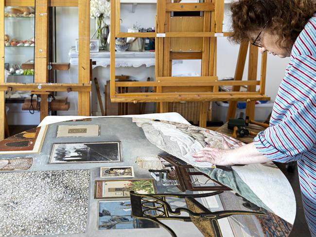 Campbell in her studio. Picture: National Gallery of Australia