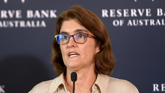 Michele Bullock insists “we’re not ruling anything in and we’re not ruling anything out” on official interest rates. Picture: NCA NewsWire/Jeremy Piper