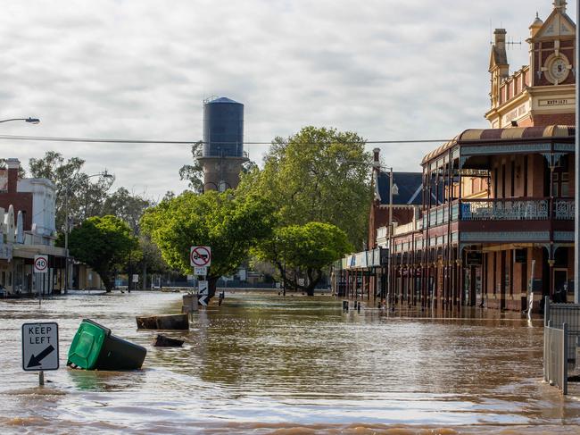 The small businesses were still recovering from the deadly 2022 floods. Picture: Jason Edwards