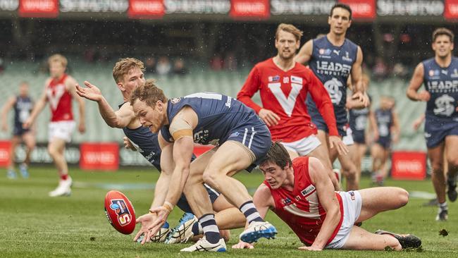 Anthony Biemans in action for South Adelaide last year. Picture: Matt Loxton