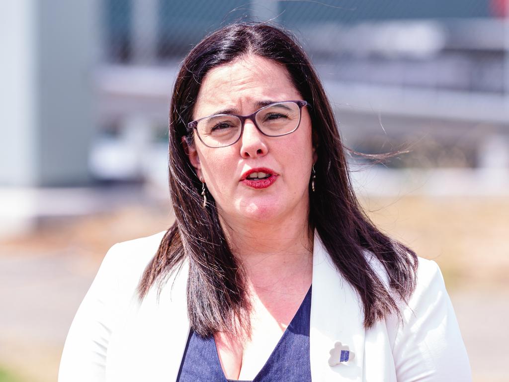 Tasmanian Labor member for Clark, Ella Haddad at Hobart Showgrounds. Picture: Linda Higginson