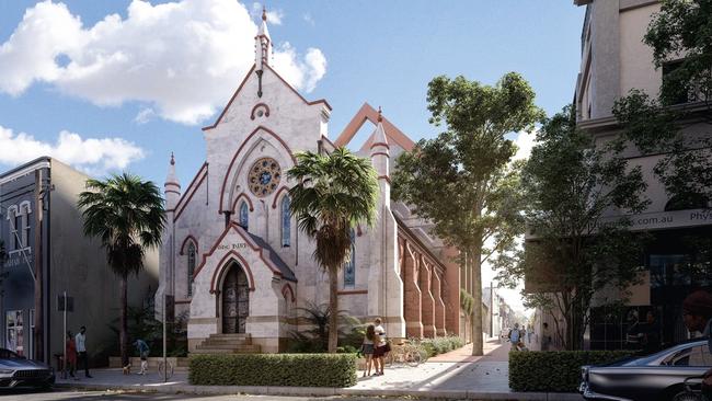 A disused Sydney church is set to be transformed into a commercial hub and restaurant at 422-424 Cleveland Street, Surry Hills