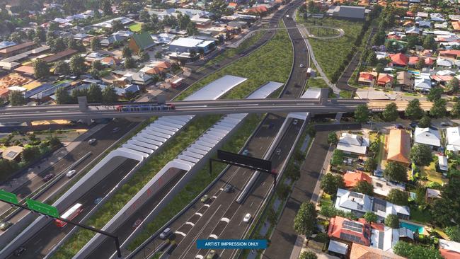 Torrens to Darlington North-South Corridor design image. Picture: Supplied