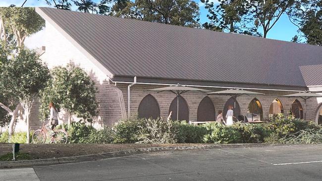 Render of the $1.7 million Abbey Museum Art Gallery and cafe extension at Caboolture. Picture – contributed.