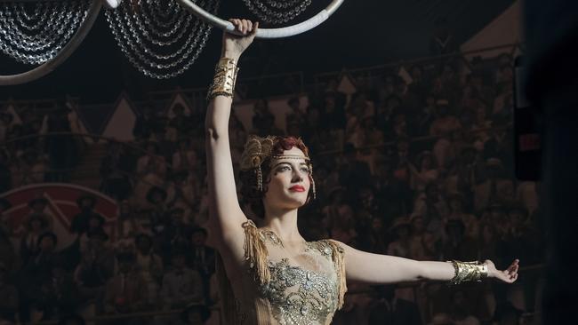 Eva Green stars as Colette Marchant, Dreamland’s French-born aerialist and high-flying star.