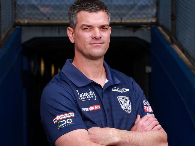 Daily Telegraph. 12, October, 2022.New Canterbury Bulldogs coach Cameron Ciraldo, at Belmore, today.Picture: Justin Lloyd.