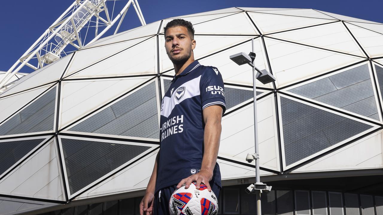 Victory star Zinedine Machach is eager for revenge in Friday’s A-League grand-final rematch. Picture: Daniel Pockett/Getty Images
