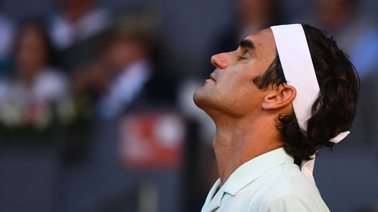 Federer got knocked out of the Madrid Open.