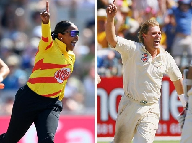 Aussie hero honours Warne with historic first