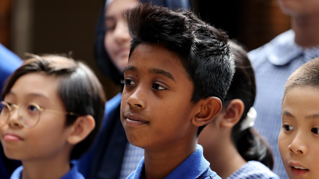 The 11-year-old was applauded by the NSW Premier. Picture: NCA NewsWire / Dylan Coker