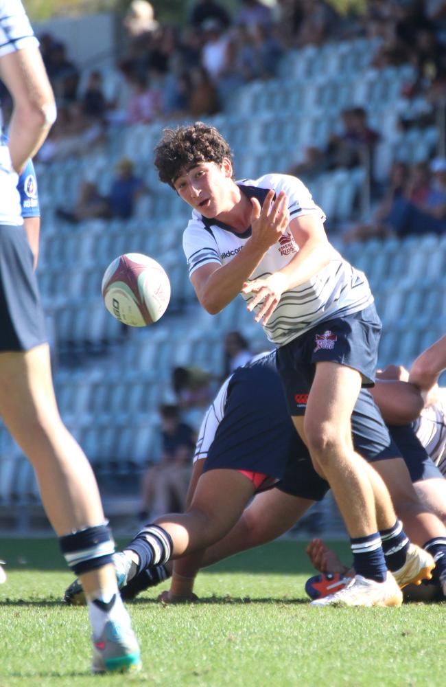 Emerging Reds Cup day one action between Queensland Country and Brisbane White in the Under 16s.