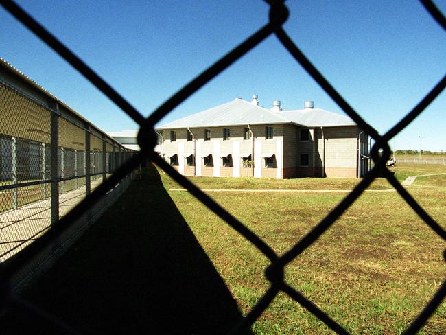 10 May 2001 New Capricornia Correctional Centre nearing completion. PicRay/Cash prisons qld buildings exterior chain wire fence Picture: Cash Ray