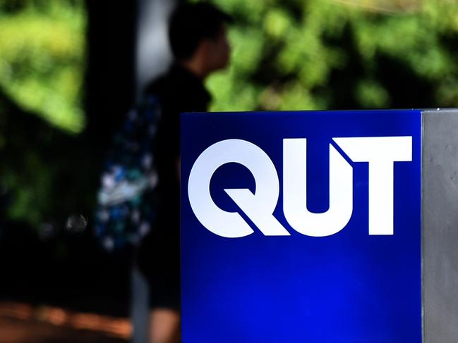 BRISBANE, AUSTRALIA - NCA NewsWire Photos AUGUST, 05, 2020.A QUT university student is seen on campus in Brisbane. Students face losing their concession fares because Translink loophole doesn't grant cheaper fares to external students.Picture: NCA NewsWire/Dan Peled