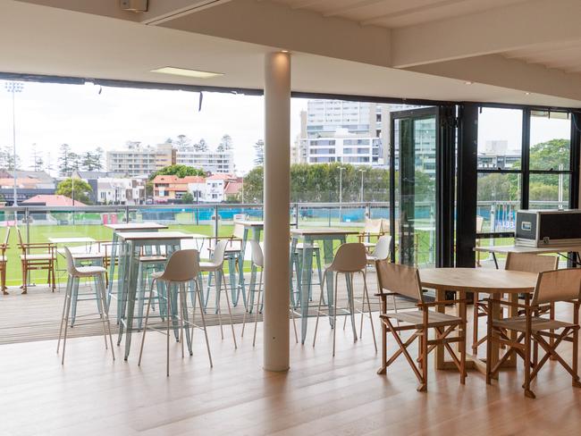 Development company Time &amp; Place, organised new wood flooring for the Manly ‘Marlins’ Rugby Club clubhouse. Picture: Supplied