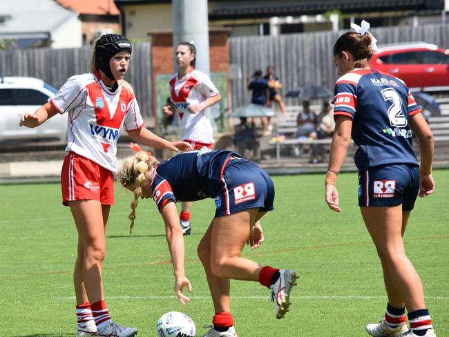 Tahli Struthers looks on at marker. Picture: Sean Teuma