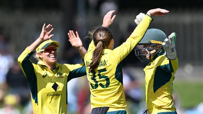 The Aussie women are well on top in the Ashes (Photo by Steve Bell/Getty Images)