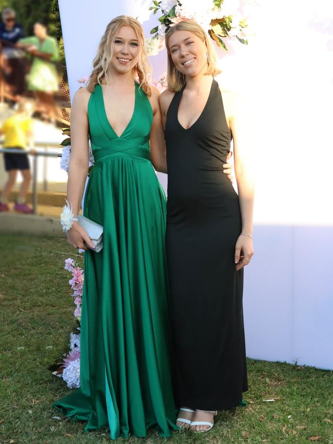 Paige with formal partner at the 2024 St Ursula's College formal.