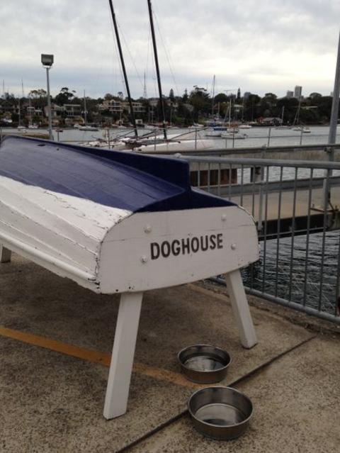 The Doghouse outside the Deckhouse