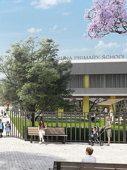 Artist's impression of future school in Akuna Vista estate, Schofields. Picture: Supplied