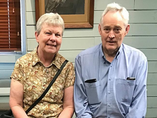 Ian with his wife Heather Wilkinson. Picture: Supplied