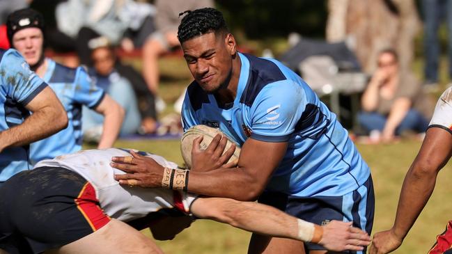 NSW CHS forward Simione Laiafi in action at the ASSRL National Championships. Picture: Darrell Nash/NashysPix