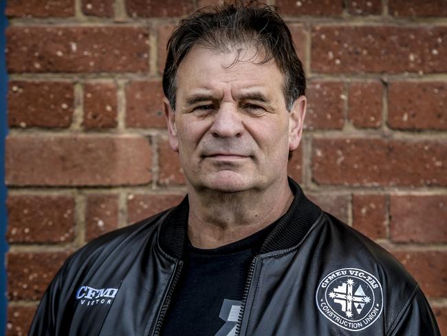 John Setka resigned as CFMEU state secretary in July. Picture: Roy VanDerVegt