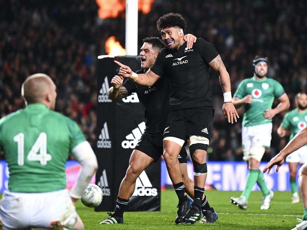 Despite the losses that have plagued Foster’s time in the top job, the All Blacks retained their faultless record at Eden Park. Picture: Hannah Peters/Getty Images