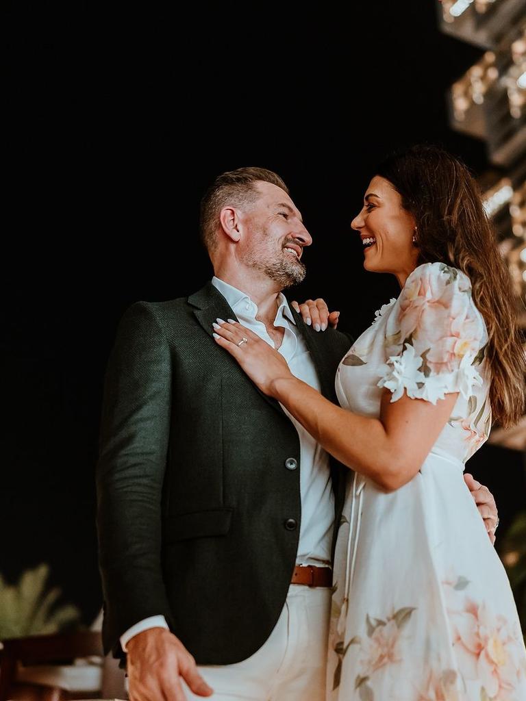 Stephanie Rice is engaged to her fiance Mark Lassey. Picture: Instagram