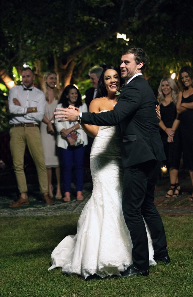 Ryan and Davina were paired on MAFS in 2018. Picture: Channel 9