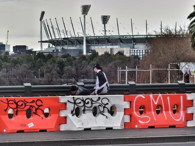 World’s most liveable city? What a load of bollards! Picture: Tony Gough