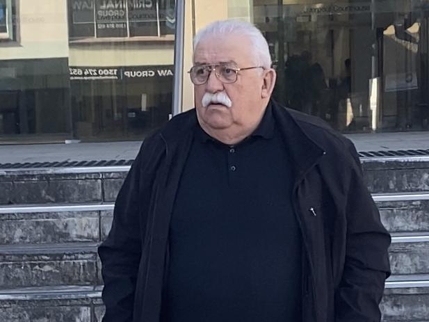 Dusan Sedlan outside Liverpool Local Court.