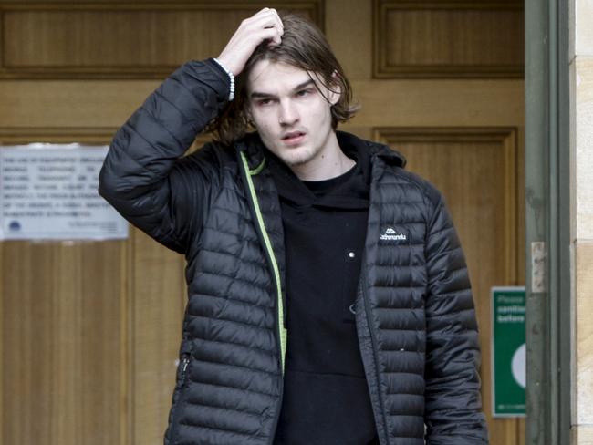 Henry Cox, not co-accused but jointly charged with supplying the meth to Ethan Ross who then used it on Amy Bowden. 23rd July 2024. Picture: Brett Hartwig