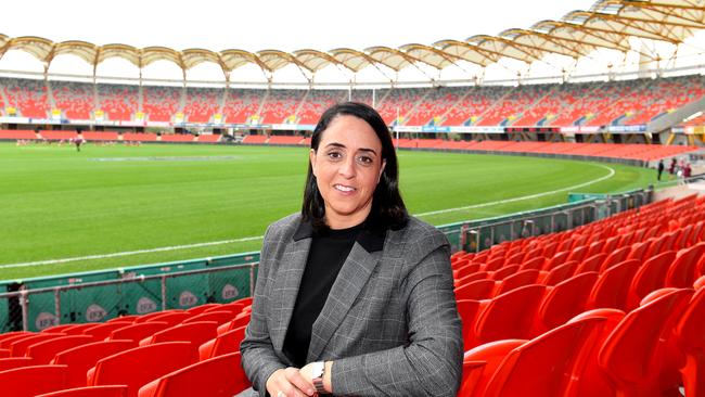 Nicole Livingstone poses for a photo during a AFLW U18 Championships media opportunity at Metricon Stadium on July 08, 2019 in Gold Coast, Australia. (Photo by Bradley Kanaris/AFL Photos/via Getty Images)