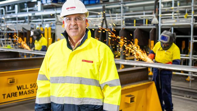 Craig Lockhart, BAE Systems Maritime Australia chief executive. Picture: James Elsby