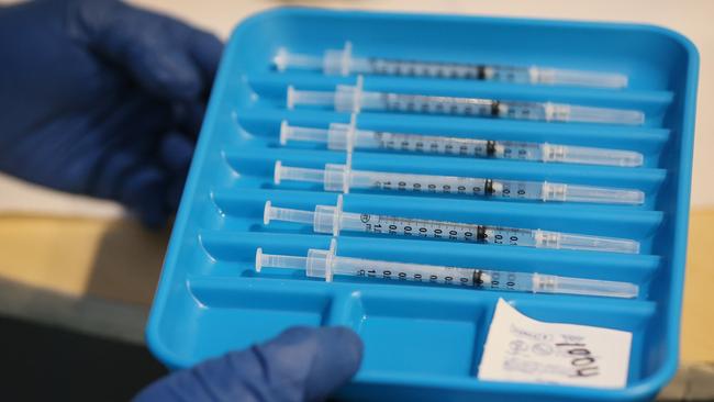 There have been wild claims around the world regarding COVID-19 vaccines. Picture: Joe Raedle/Getty