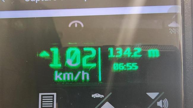 The Elderslie man was allegedly driving 30km/h above the limit along the Camden Bypass. Picture: NSW Traffic and Highway Command police