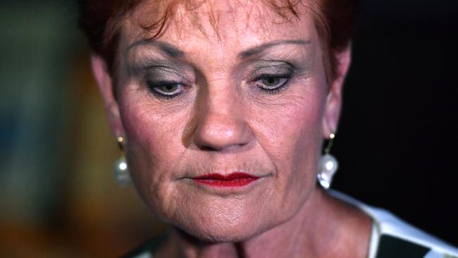 One Nation federal leader Pauline Hanson. Picture: AAP