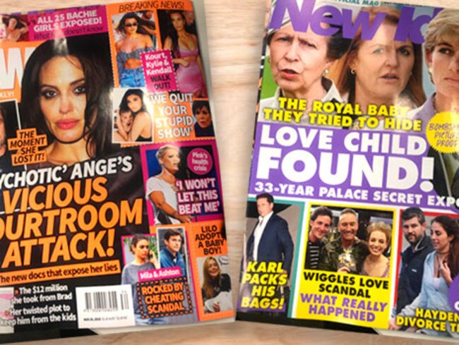 Angie and Brad dominated mags this week.