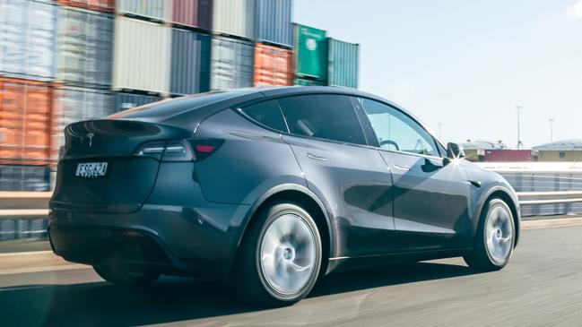 The Model Y is engaging to drive. Picture: Thomas Wielecki.