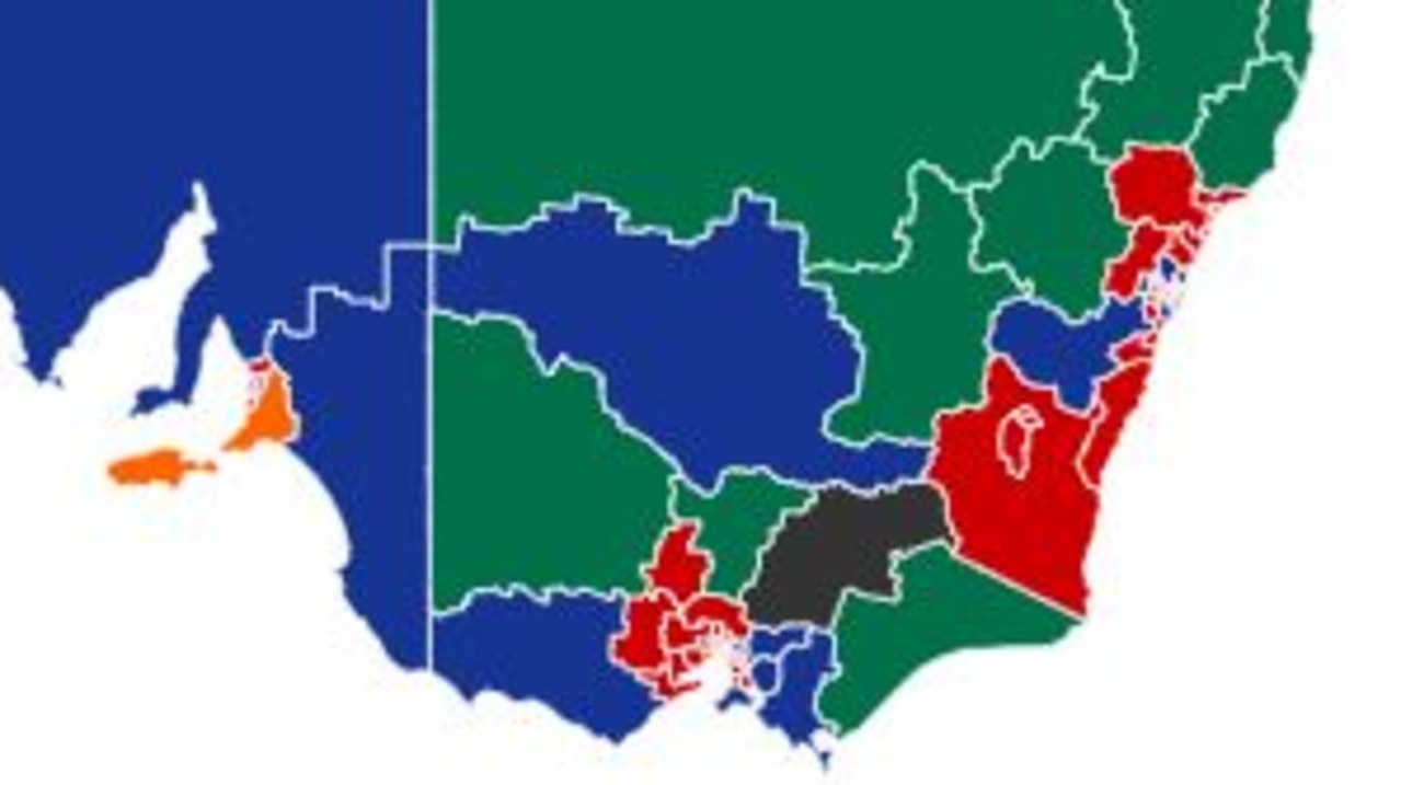 Live results from Warringah electorate