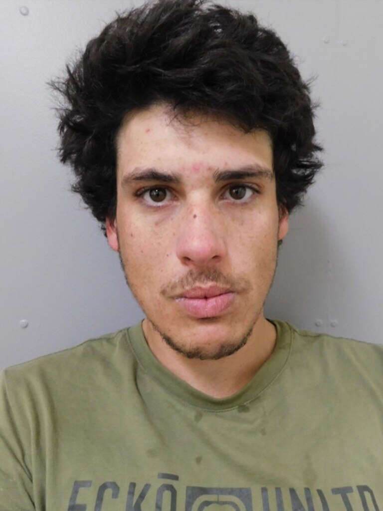 Police have launched a manhunt for 28yo Stanthorpe man Clayton Alvoen after he allegedly assaulted a police officer before fleeing the scene.