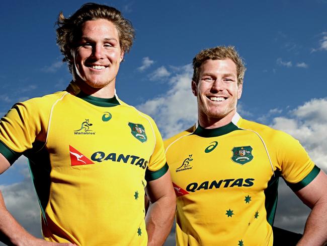 Australia could use Michael Hooper and David Pocock during lineout time. Picture: Gregg Porteous